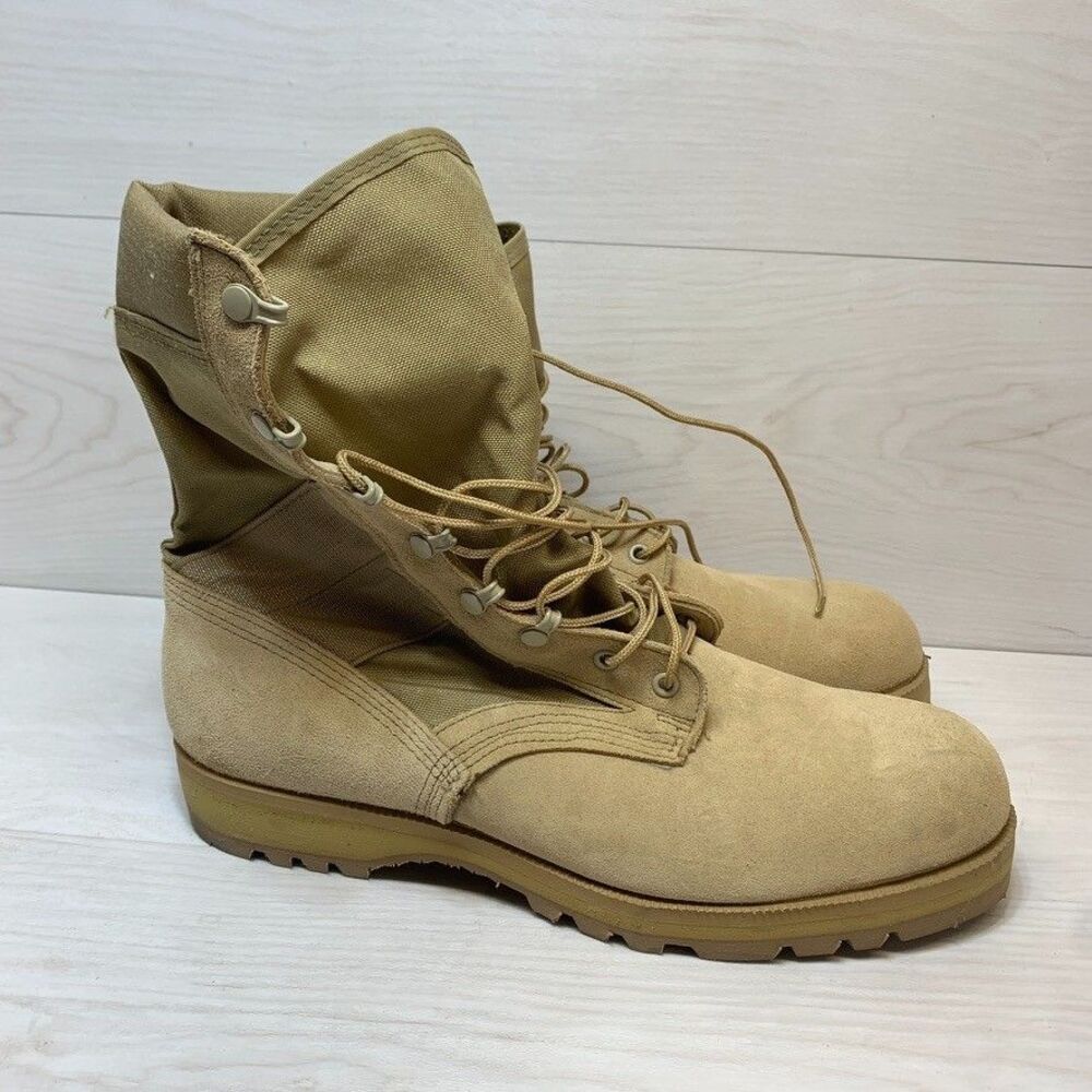 NEW Military McRae 13R US Army‎ Combat Work Hot Weather Tan Desert Quality Boots